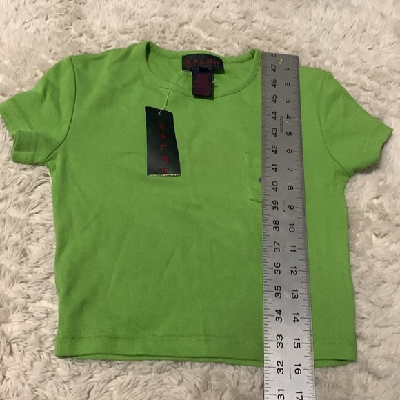 Vintage Deadstock Ralph Lauren Green Women's Crop Top - Picture 7 of 8